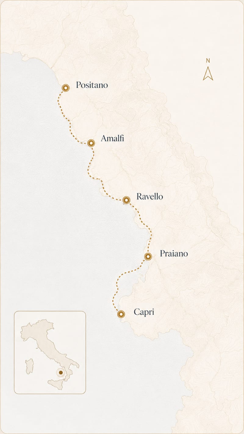 Amalfi itinerary visual placeholder
